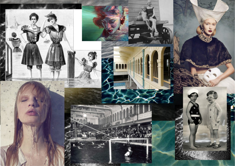 Flore Zoé's Art Photography Series Reflections of History Opera Gallery Collection Behind the Scenes Mood Board